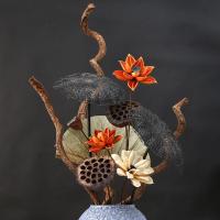 ราคา ช่อดอกไม้แห้ง ดอกไม้จริง ของตกแต่ง ดอกบัว ดอกบัว ดอกไม้สำหรับห้องนั่งเล่น ช่อดอกไม้ขนาดใหญ่ กิ่งยาว ตกแต่งบ้าน ศิลปะดอกไ (26078153460)