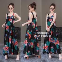 ราคา ❣️จั้มหมีขายาว❣️ จั้มสูทสายเดี่ยวขายาวผ้าพิมพ์ลายสวยเก๋ (4531691724)