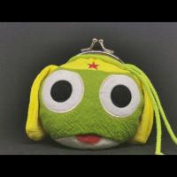 ราคา กระเป๋า​ป๊อกแป๊ก​คล้องคอเคโรโระผ้าญี่ปุ่น​ [Keroro Gunso]​ (5922502842)