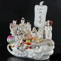 ราคา โป๊ยเซียน 8เซียน แปดอมตะ ข้ามทะเล แปดเซียน สูง22นิ้ว 八仙过海 (2746948870)