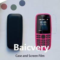 ราคา Nokia 105 2019 2017 เคส ดํา ขาว นิ่ม TPU ซิลิโคน ฝาหลัง พร้อมนาโน กันระเบิด ฟิล์มกันรอยหน้าจอ (19076235635)