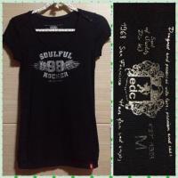 ราคา เสื้อยืดสีดำ edc sz.M (631487274)