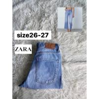 ราคา ZARA The Pax Culotte High Jeans แท้%มือสอง (40655796892)