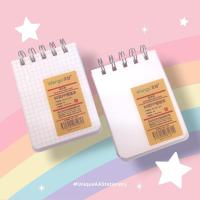 ราคา Wengu สมุดโน๊ตเล่มเล็ก ห่วงบน ขนาด A7 กระดาษถนอมสายตา เส้นกริด/ไม่มีเส้น (26035410628)