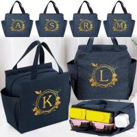 ราคา ✨จัดส่งที่รวดเร็ว✨กระเป๋าเบนโตะใบใหญ่-กระเป๋าใส่ข้าวกลางวันแบบพกพาฉนวนถุงเก็บความเย็นสําหรับอาหารเก็บความร้อนการทํางานอาหารกลางวันประติมากรรมพิมพ์ (40922083912)