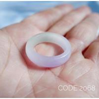 ราคา แหวนหยกพม่า สีขาวอมม่วงและเขียว (22453120259)