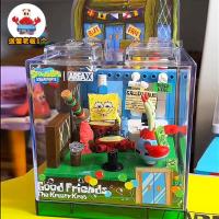 ราคา ใช้งานร่วมกับ LEGO SpongeBob SquarePants และ Crab King Restaurant Building Blocks ของเล่นประกอบเพื่ (24036982987)