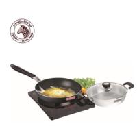 ราคา Zebra ชุดเตาอินดักชั่น พร้อมกระทะนอนสติ๊กและหม้อชาบู Zebraตราหัวม้าลาย (6733318916)