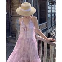 ราคา ส่งต่อ summer maxi dress สีม่วง (18375120102)