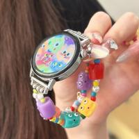 ราคา 20mm 22mm huawei watch gt 5 สาย Little Monster Colorful Watch Strap สายนาฬิกา huawei watch gt 4 สาย Huawei GT2 /GT/ GT3 /GT2pro สาย Amazfit GTS 4mini huawei watch gt 5 pro สาย GTS2/GTS3 สายนาฬิกา Amaz