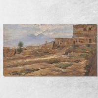 ราคา View Of Castel Sant Elmo Alfred Zoff, azf23 ภาพพิมพ์บนผ้าใบแคนวาส (27277259866)