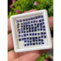 ราคา พลอย ไพลิน blue sapphire 6.90 กะรัต (Cts.) 50 เม็ด (pcs.) พลอยแท้ อัญมณีมงคลประจําวันเกิด เครื่องประดับพลอย (19389717917)