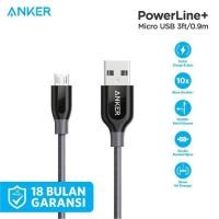 ราคา Anker Powerline+ สายชาร์จ USB A ถึง Micro Nylon 3FT/0.9M - A8142 (42202890327)