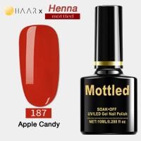 ราคา ยาทาเล็บ เจล Gel Nail Polish HAAR x Mottled Henna Tone โทน เฮนน่า สี ส้ม แดง ม่วง เทา จัดจำหน่ายโดย HAAR Distributed (7122856963)