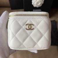 ราคา New Chanel Classic Mini Vanity With Camellia Chain Bag GHW Holo30 (11000046844)