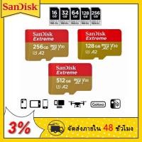 ราคา SanDisk Extreme Micro SDXC Card 128GB/256GB/512GB/1TB - 4K UHD Supported Memory Card (54052531383)