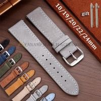 ราคา 18/19/20/22/24 มม.Handmade Suede สายนาฬิกาหนังแท้สําหรับ Seiko Vintage เย็บ Cowhide สร้อยข้อมือ Quick Release Universal เปลี่ยนสายนาฬิกา (25446480524)