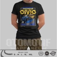 ราคา Civic Honda 2025 แฟชั่น FD Spoon Series Front T-shirt / เสื้อยืด Microfiber Jersey สำหรับการขับขี่ (40666482500)