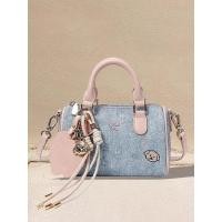ราคา กระเป๋าสะพายข้างทรงแฟชันใหม่ สไตล์ยีนส์สีฟ้า สำหรับผู้หญิง ประจำปี 2025 (48202172914)