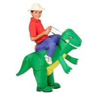 ราคา ชุดแฟนซี ชุดไดโนเสาร์เด็ก ชุดขี่ไดโนเสาร์เป่าลมสำหรับเด็กโตความสูง120-150เซนติเมตร (1696272556)