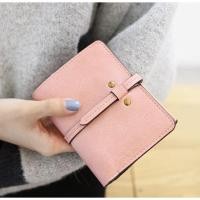 ราคา LINA WOMENS WALLET WA009P3 PINK LEATHER BATAM KOREA WOMEN WALLET SMALL FASHION PREMIUM (4379470580)