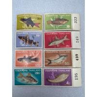 ราคา แสตมป์ไทยชุดปลา(ชุด2) ปี2511 ครบชุด8ดวง (17696853054)