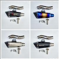 ราคา สลิปออน งานแสตนเลส สำหรับ CBR250 CBR300 CB300F พร้อมปลายท่อ Akapovic Shorty มีหู งานดีมาก งานคุณภาพ (25980330091)