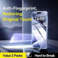 ราคา กระจกนิรภัย Baseus สําหรับ iPhone 16 Pro iPhone11 ตัวป้องกันหน้าจอ HD พร้อมชุดทําความสะอาดกระจกกันฝุ่น (29711417395)