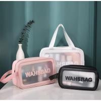 ราคา Travel Washbag, Makeup Bag, PVC Cosmetic Bag กระเป๋าใส่อุปกรณ์อาบน้ำ, กระเป๋าเครื่องสำอาง, กระเป๋า PVC 旅行洗漱包，化妆包，PVC化妆包 (42053367038)
