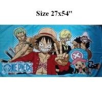 ราคา ลิขสิทธิ์แท้ ผ้าขนหนู ผ้าเช็ดผม ผ้าเช็ดตัว วันพีช (ONEPIECE) ลูฟี่ Luffy ผืนใหญ่ ขนาด 27x54 นิ้ว ราคาป้าย 540บ. (3840914042)
