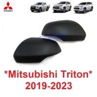ราคา ครอบ กระจก Mitsubishi Triton 2019 - 2023 ดำด้าน มิตซูบิชิ ไทรทัน PAJERO ปาเจโร่ 2015 กระจกมองข้าง หู MR GLS ของแต่งมิตซู (4814646982)