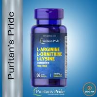 ราคา Puritan’s Pride Tri-Amino Acid (L-Arginine, L-Ornithine, L-Lysine) / 60 Tablets (25523031930)
