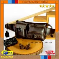 ราคา กระเป๋าคาดเอวหนังวัวแท้หนังกระเป๋าสะพาย (20869064931)