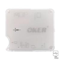 ราคา Ext.Card Reader v2.0 OKER (C-2004) White ประกัน 1Y (29463636463)