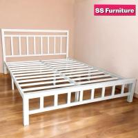 ราคา เตียงเหล็กกล่อง ขนาด 3.5 ฟุต 5 ฟุต 6 ฟุต Condo รุ่น ซุปเปอร์เซพ มีไม้อัดแท้รองเตียง แถมหมอนหนุน 1 ใบ (29030183340)