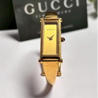 ราคา ⌚️Gucci 1500L Vintage Gold Bangle Vintage Quartz Watch ✨(รับประกันแท้)✅ (44024710327)