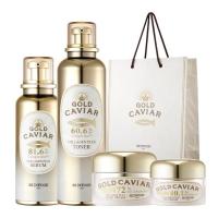 ราคา Skinfood Gold Caviar Collagen Plus Toner 120ml / Serum 40ml / Eye Cream 30g / Mask Cream 50g (19842666782)