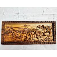 ราคา ม้า8ตัวแกะสลักไม้15*35cm (8187824397)