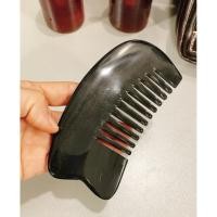 ราคา หวีนวดศรีษะ หวีกัวซาสี่เหลี่ยมปลายหางปลา เขาควายแท้ๆ (5957612015)