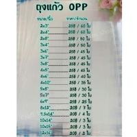 ราคา ถุงแก้วOPP ซองใส่ธนบัตร ใส่ของชำร่วยใส่สินค้างานฝีมือ ใส่แบงค์ ใส่ชิ้นงาน (3946321069)