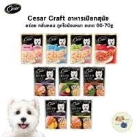 ราคา Cesar ซีซาร์ อาหารเปียกสำหรับสุนัข หอม อร่อย ชนิดซอง ขนาด 60-70g (24763123342)