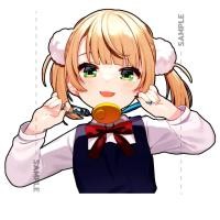ราคา อุยจัง Ui Shigure สติ๊กเกอร์ 2 แผ่น เทพเจ้าโลลิ Hololive Sticker Hololive Shukusei Loli Gami Requiem (22156403632)