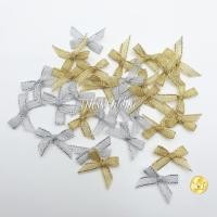 ราคา โบว์จิ๋วผูก 7มม.(100ชิ้น) ทรายเงิน & ทรายทอง (1405046065)