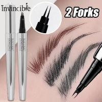 ราคา Ultra-fine 2 Point Eyebrow Pen - Waterproof Liquid Wild Silkworm Brow Pen - Long Lasting Natural Eyeliner Eye Makeup (24682514335)