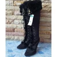 ราคา รองเท้าบูทยาวมือสอง. (14020440877)