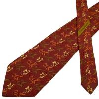 ราคา เนคไท Salvatore Ferragamo Silk Brown Bird Geometric Italy เนคไทแบรนด์เนม ของแท้ (44461799907)