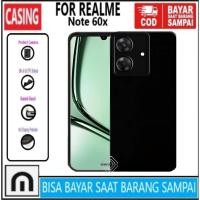 ราคา Slim Black Matte Case Realme Note 60x 4G Casing Protect Camera Full Cover Back Protector Hp (24147016398)