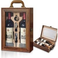 ราคา กล่องใส่ไวน์ 2 ขวด พร้อมอุปกรณ์ไวน์ 3 ชิ้น กล่องของขวัญไวน์ (29766208699)