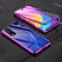ราคา Vivo Y20 Y20i Y20SE Y20S DDG Y12A Y12S MD Y11S V20SE Y72 5G กระจกสองด้านพลิกเคสโทรศัพท์แม่เหล็กแม่เหล็กกันชนโลหะเต็ม 360° ป้องกัน Hard Cases สําหรับ VivoY20 VivoY20i VivoY20SE VivoY20S DRG VivoY12A Vi