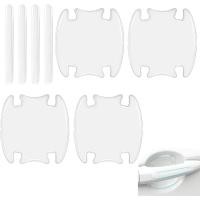 ราคา ตัวป้องกันมือจับประตูรถยนต์ 8 ชิ้น, แผ่นป้องกันรอยขีดข่วน, สติ๊กเกอร์ชามใสสากลสําหรับรถยนต์ส่วนใหญ่ (51451483292)